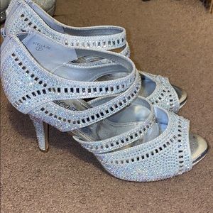 Silver heels